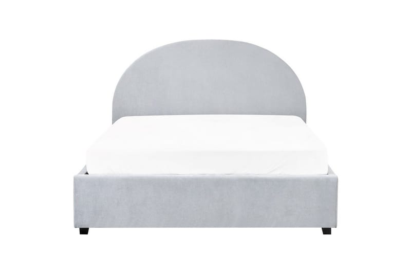 Seng med opbevaring Vaucluse - Lyseblå/polyester, Lyseblå/Polyester, Lys blå/Polyester, 140x200 cm - Møbler - Senge - Sengeramme & sengestel