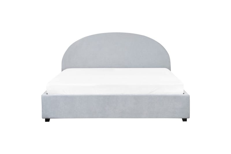 Seng med opbevaring Vaucluse - Lyseblå/polyester, Lyseblå/Polyester, Lys blå/Polyester, 180x200 cm - Møbler - Senge - Sengeramme & sengestel