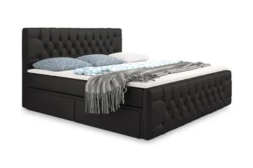 Velluto Komplet Senge med Opbevaring 180x200 med Fodgavl