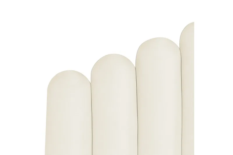 Seng med opbevaring Vincennes - Hvid, Sort, 180x200 cm - Møbler - Senge - Sengeramme & sengestel