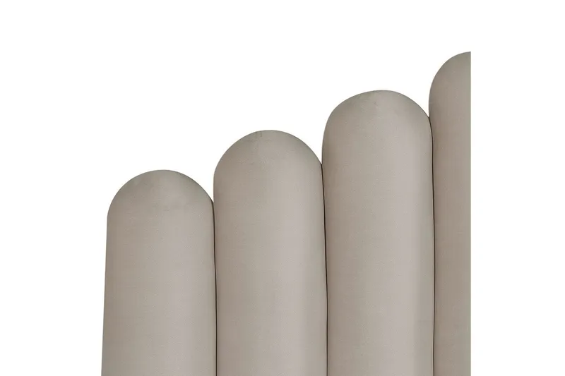 Seng med opbevaring Vincennes - Taupe, sort, 140x200 cm - Møbler - Senge - Sengeramme & sengestel