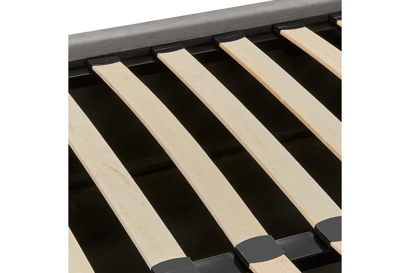 Seng med opbevaring Vion - Grå, 140x200 cm - Møbler - Senge - Sengeramme & sengestel