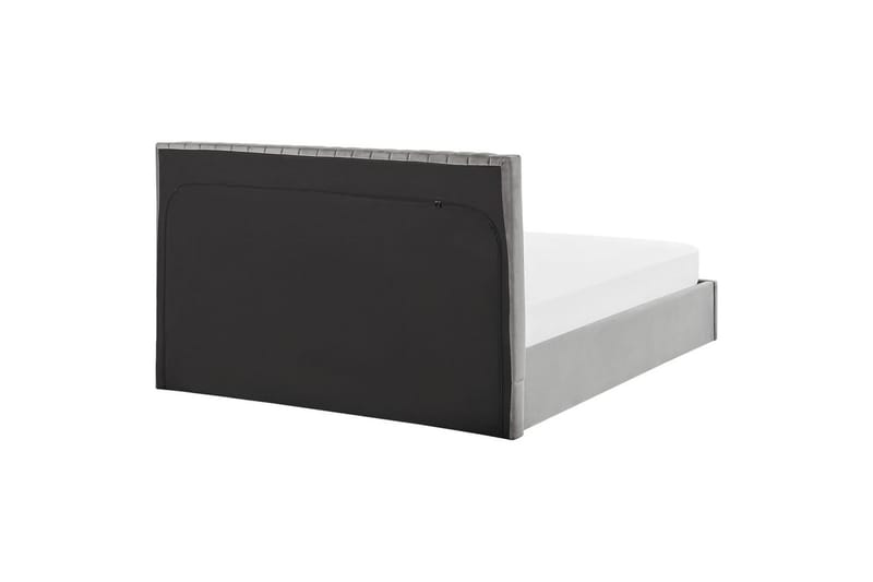 Seng med opbevaring Vion - Grå, 160x200 cm - Møbler - Senge - Sengeramme & sengestel