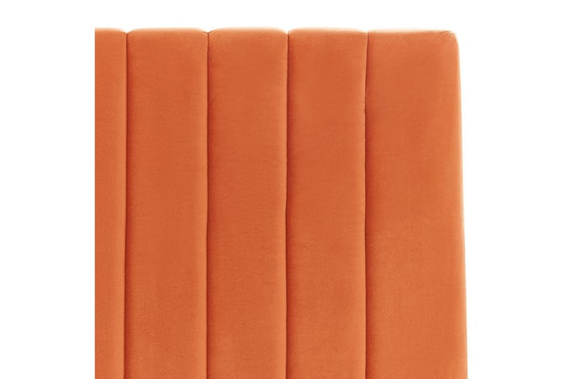 Seng med opbevaring Vion - Orange, 160x200 cm - Møbler - Senge - Sengeramme & sengestel