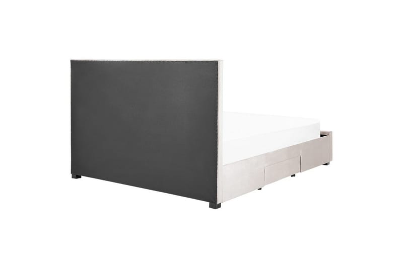 Seng med opbevaringsskuffer Lievin - Beige, 180x200 cm - Møbler - Senge - Sengeramme & sengestel