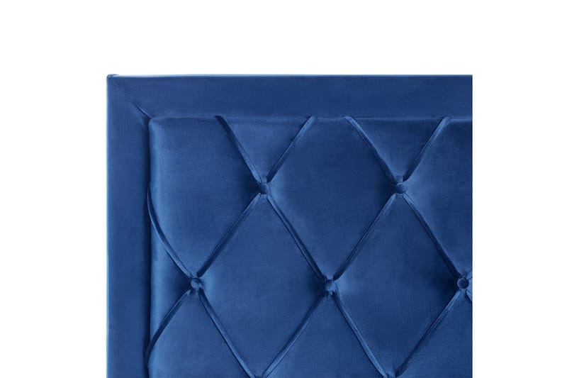 Seng med opbevaringsskuffer Lievin - Blå, 160x200 cm - Møbler - Senge - Sengeramme & sengestel