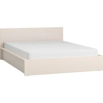 Seng med sengegavl 4 You Fresh med løftet ramme Sand Beige - 160 x 200 cm - Møbler - Senge - Sengeramme & sengestel