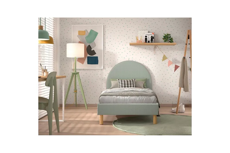 Seng Moon Olivengrøn, 90 x 200 cm - Olivengrøn, 90 x 200 cm - Møbler - Senge - Sengeramme & sengestel