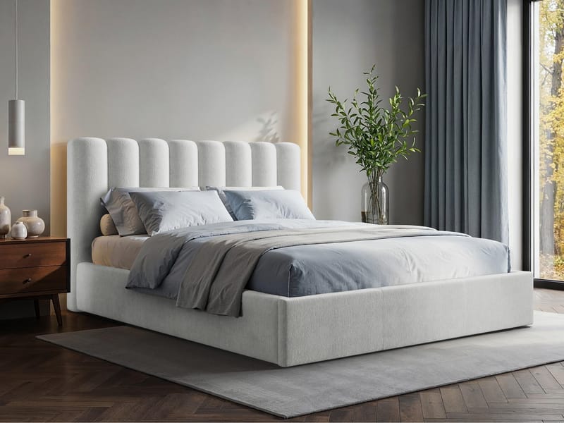 seng NO_BRAND Polstret seng NOX st.drew Margo 227.07 140x200 cm - Møbler - Senge - Sengeramme & sengestel