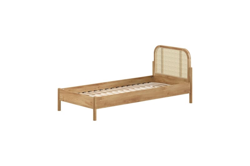 Seng Olive 90 x 200 cm Rattan Eg - Møbler - Senge - Sengeramme & sengestel