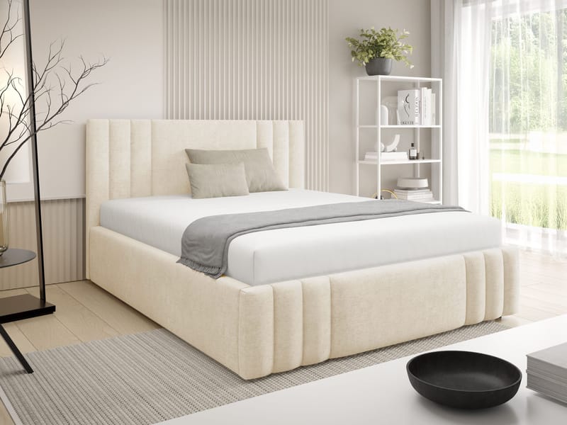 seng Ribo Nazar 225.01 140x200 - beige - Møbler - Senge - Sengeramme & sengestel