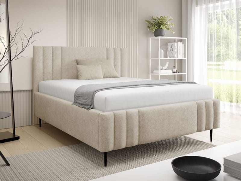 seng Ribo Nazar 225.02 160x200 - beige - Møbler - Senge - Sengeramme & sengestel