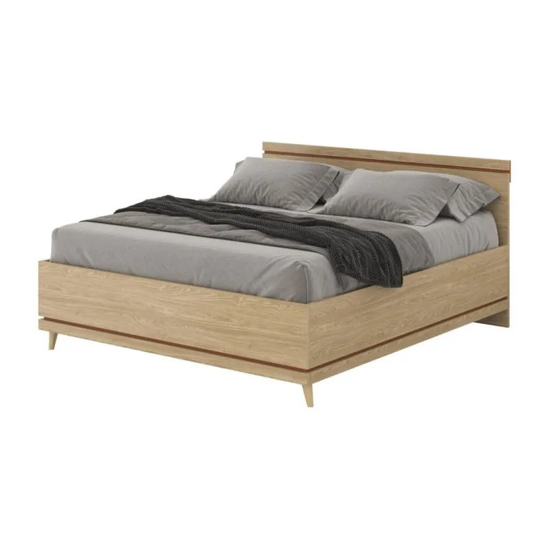 Seng Skandinavisk - 180 cm, Olieret eg - Møbler - Senge - Sengeramme & sengestel