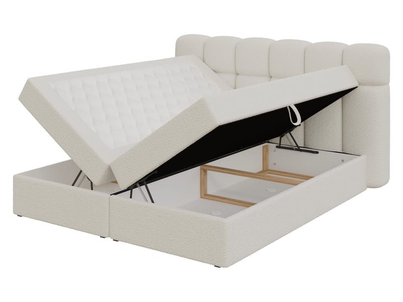 seng Softi Lambi 06 160x200 - beige - Møbler - Senge - Kontinentalsenge