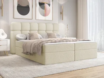 seng Softi Lambi 08 160x200 - beige - Møbler - Senge - Kontinentalsenge