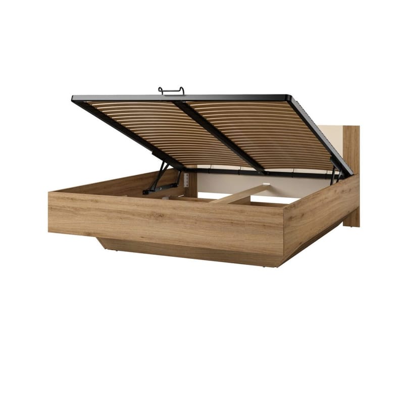 Seng Vertina med gasløft opbevaring - 160 cm - Møbler - Senge - Sengeramme & sengestel