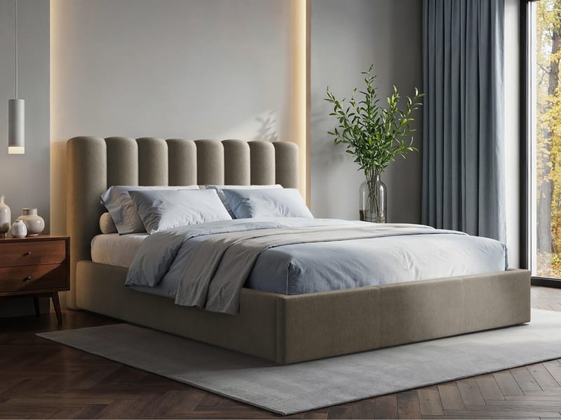 seng Polstret seng NOX st.drew Margo 227.01 140x200 cm - Møbler - Senge - Sengeramme & sengestel
