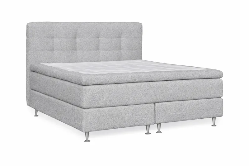 Sengepakke Drömvik Oslo Luksus Sengepakke Bouclé 180x200 Knapbetrukket gavl