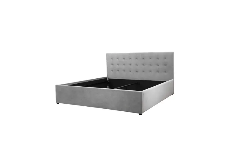 Sengeramme & sengestel Loft24 Hamar sengeramme Grå 200x180 - Møbler - Senge - Sengeramme & sengestel