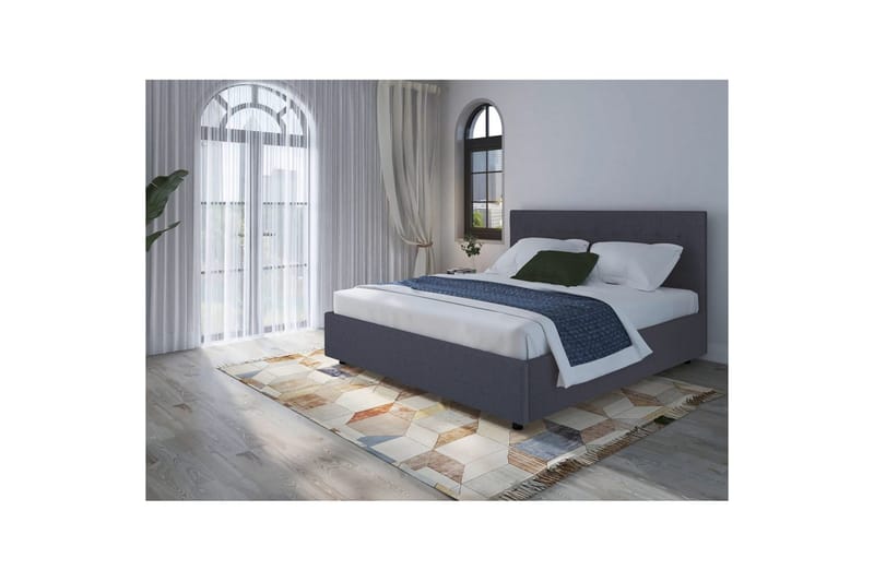 Sengeramme & sengestel Loft24 Hamar sengeramme Lysegrå 200x180 - Møbler - Senge - Sengeramme & sengestel