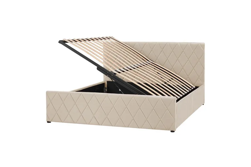 Sengeramme & sengestel Seng med opbevaring Rochefort Beige 160x200, undefined
