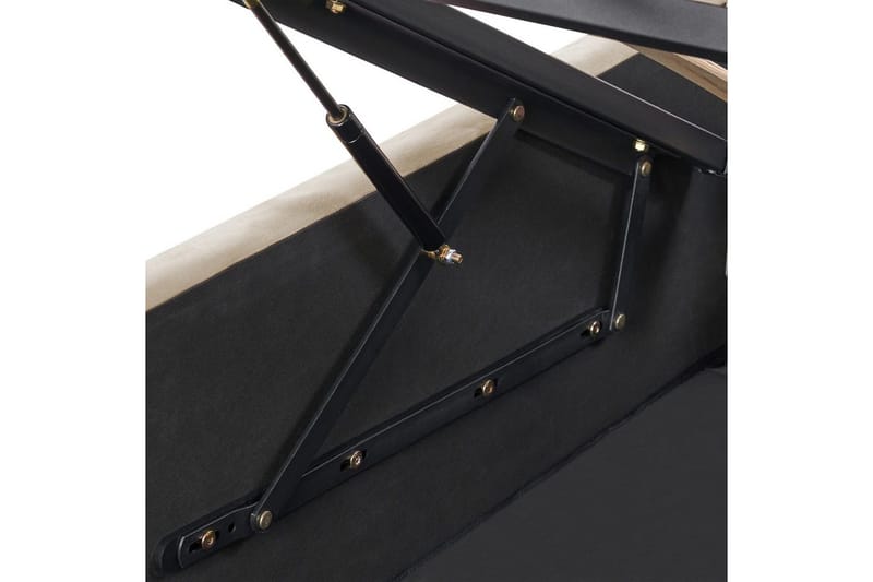 Sengeramme & sengestel Seng med opbevaring Rochefort Beige 160x200 - Møbler - Senge - Sengeramme & sengestel