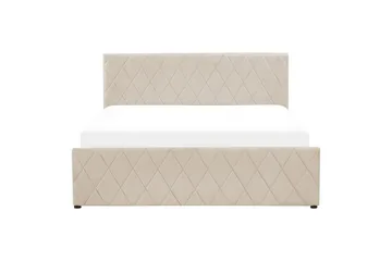 Sengeramme & sengestel Seng med opbevaring Rochefort Beige 160x200 - Møbler - Senge - Sengeramme & sengestel
