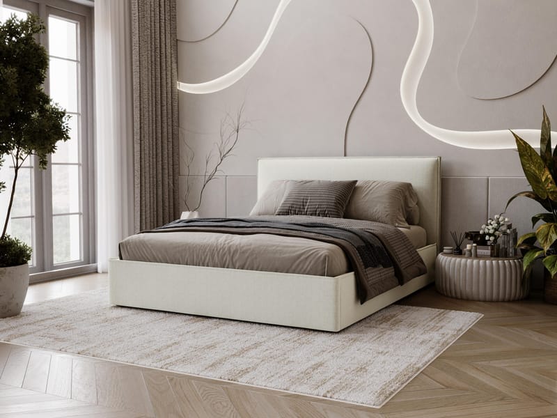 sengeramme BIANCO Grant 1 140x200 cm - Beige - Møbler - Senge - Sengeramme & sengestel
