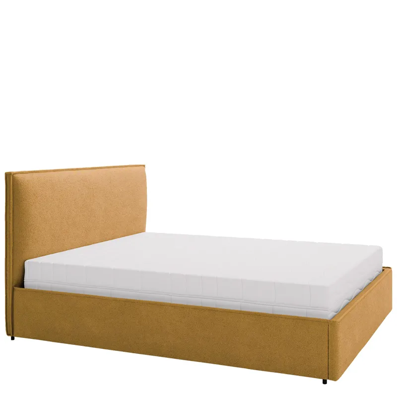 sengeramme BIANCO Grant 9 160x200 cm, sennepsgul