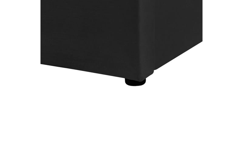 Sengeramme og sengestel Seng med opbevaring Lubbon Sort||Sølv 180x200 - Møbler - Senge - Sengeramme & sengestel