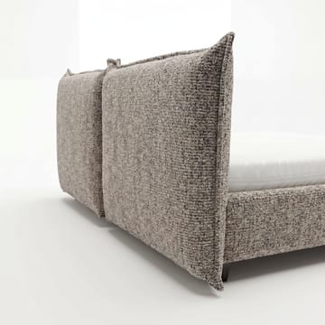 Sengeramme Rynorin 160x200 cm med opbevaring med løft - lys gråbeige - Møbler - Senge - Sengeramme & sengestel