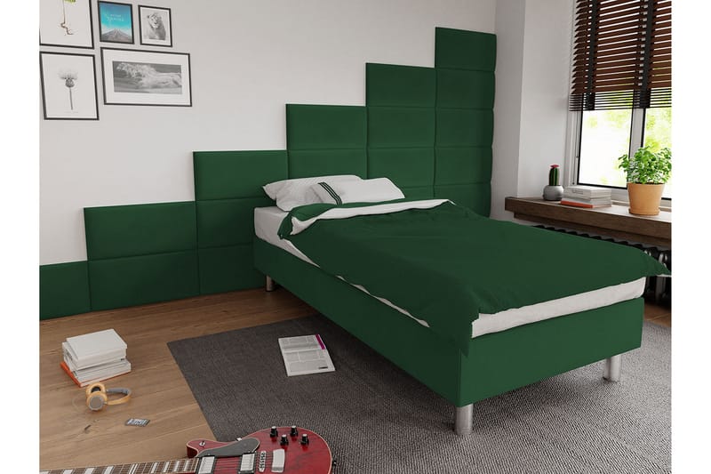 Adeliza Sengeramme 120x200 cm - Grøn - Sengeramme & sengestel