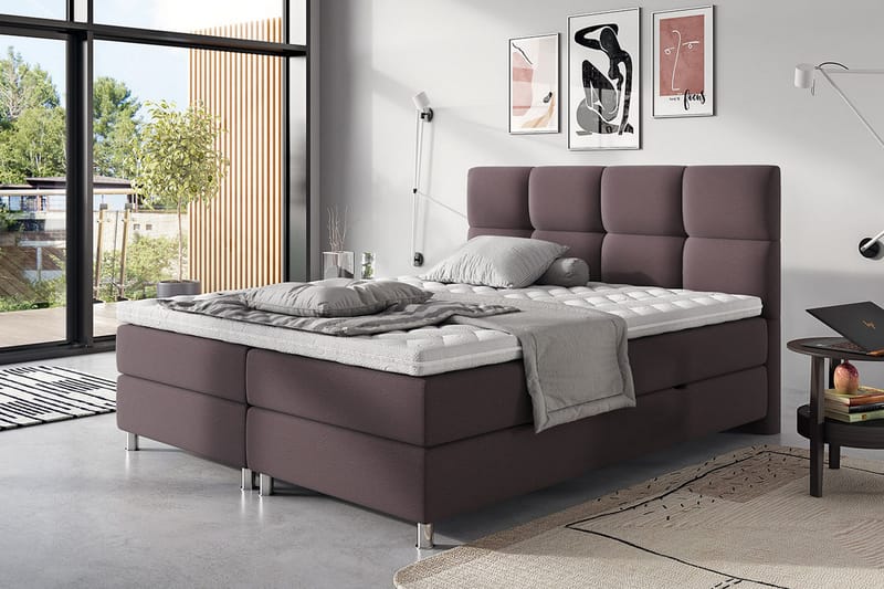 Adrianah Sengeramme 200x200 cm - Møbler - Senge - Sengeramme & sengestel