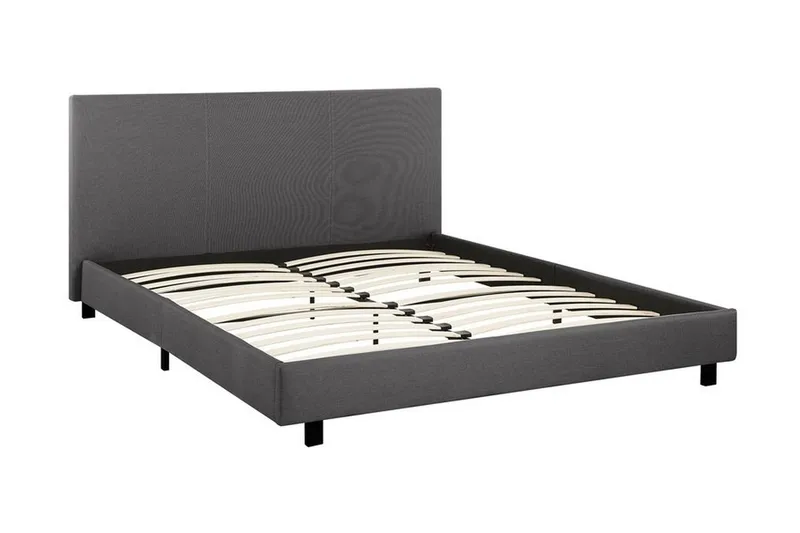 Albi Dobbelt seng 160x200 cm - Grå - Møbler - Senge - Sengeramme & sengestel