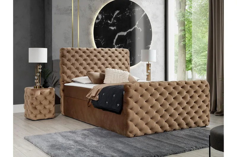 Almancil Sengeramme 140x200 cm - Møbler - Senge - Sengeramme & sengestel