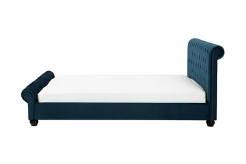 Avallon Dobbelt seng 160 | 200 cm - Blå - Møbler - Senge - Sengeramme & sengestel