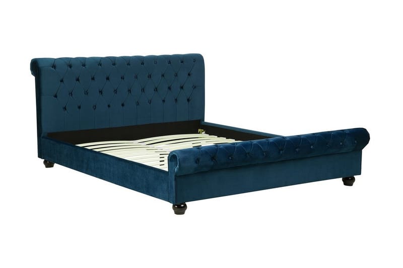 Avallon Dobbelt seng 160 | 200 cm - Blå - Møbler - Senge - Sengeramme & sengestel