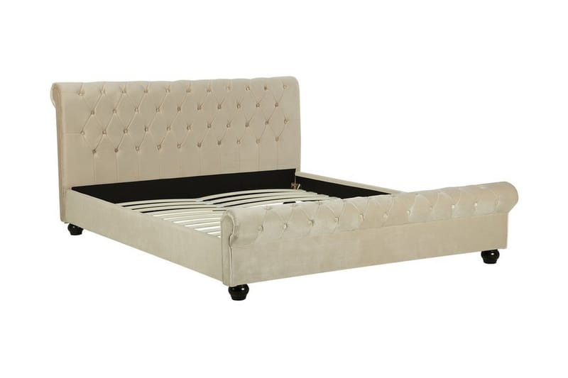 Avallon Dobbelt seng 180 | 200 cm - Beige - Sengeramme & sengestel