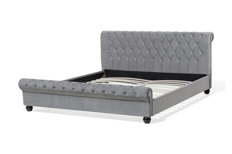 Avallon Dobbelt seng 180 | 200 cm - Grå - Sengeramme & sengestel