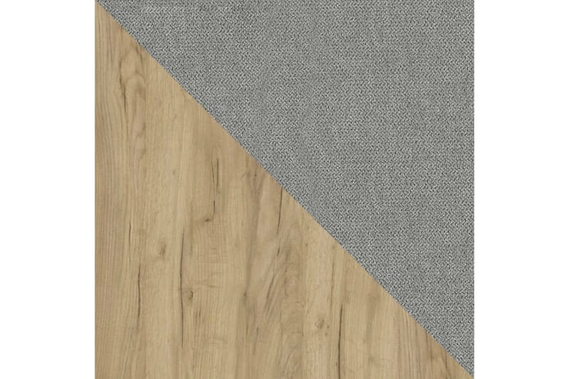 Aviemore Sengepakke 140x200 cm med Sengegavl + Topmadras med Fasthedsgrad Medium - Lysegrå - Møbler - Senge - Sengeramme & sengestel
