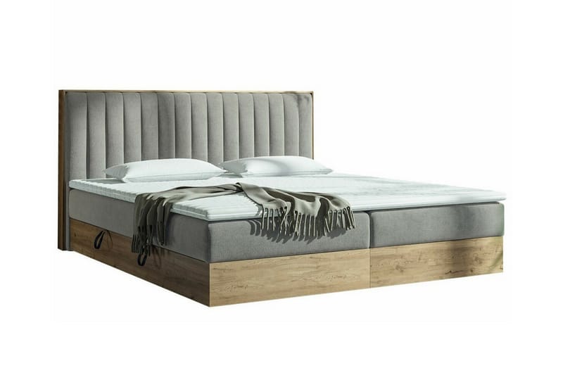 Aviemore Sengeramme 180x200 cm - Beige/Træ - Møbler - Senge - Sengeramme & sengestel