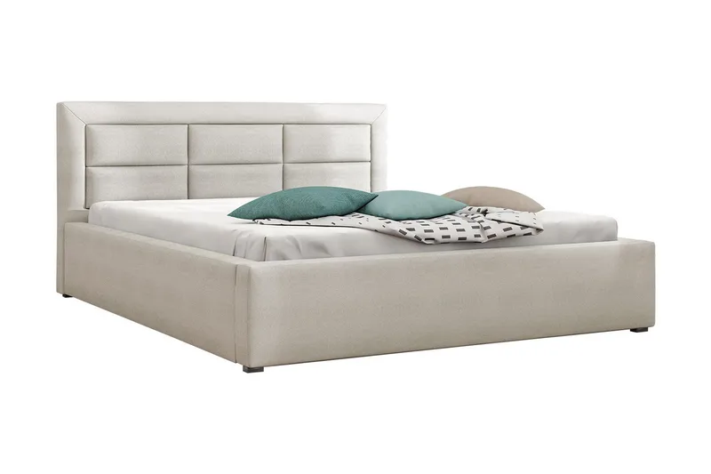 Axlunda Sengeramme 200x200 cm - Hvid - Møbler - Senge - Sengeramme & sengestel