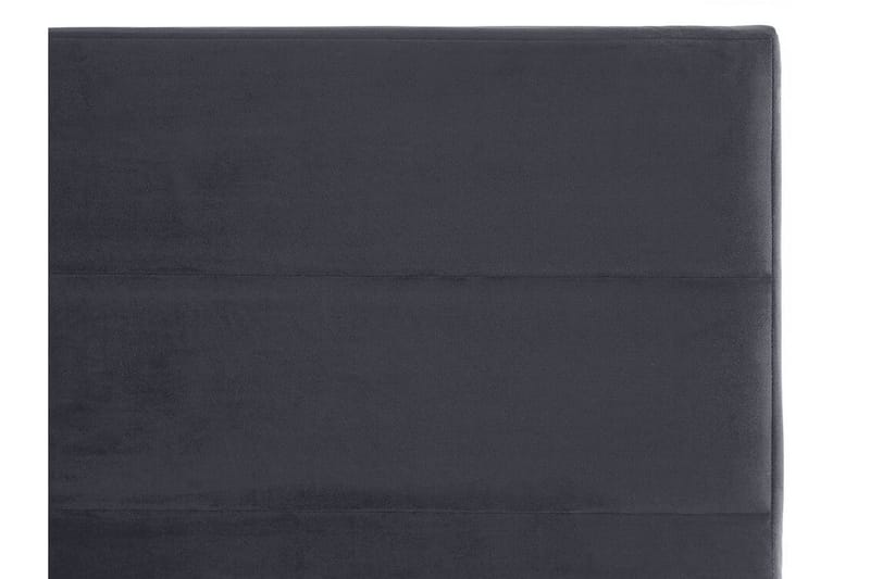 Badrou Seng 180x200 cm - Grå/Velour - Sengeramme & sengestel
