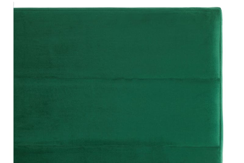 Badrou Seng 180x200 cm - Grøn/Velour - Sengeramme & sengestel