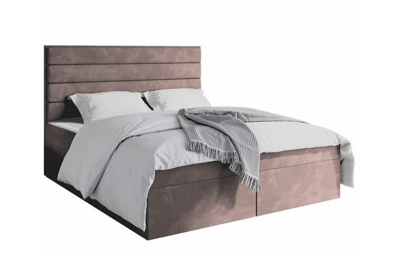 Bandon Sengeramme 160x200 cm - Beige - Sengeramme & sengestel