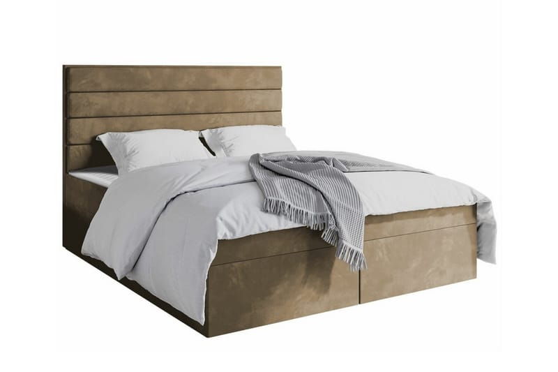 Bandon Sengeramme 160x200 cm - Brun/Beige - Sengeramme & sengestel