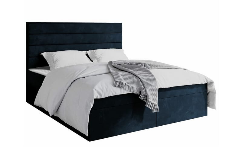Bandon Sengeramme 160x200 cm - Mørkeblå - Møbler - Senge - Sengeramme & sengestel