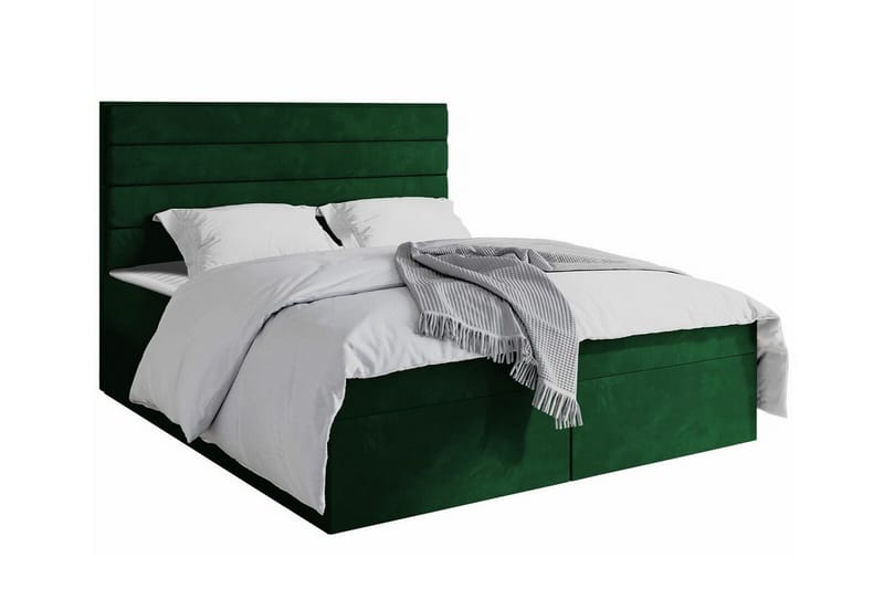 Bandon Sengeramme 160x200 cm - Mørkegrøn - Møbler - Senge - Sengeramme & sengestel