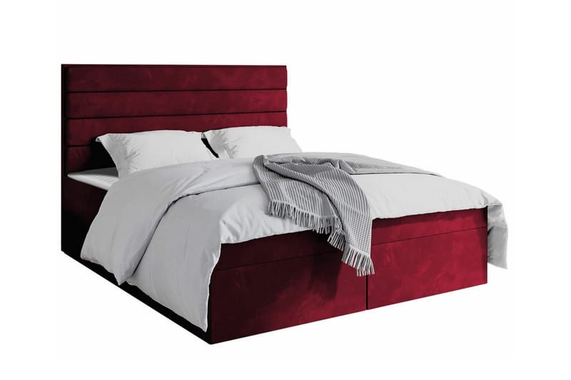Bandon Sengeramme 160x200 cm - Rød - Møbler - Senge - Sengeramme & sengestel