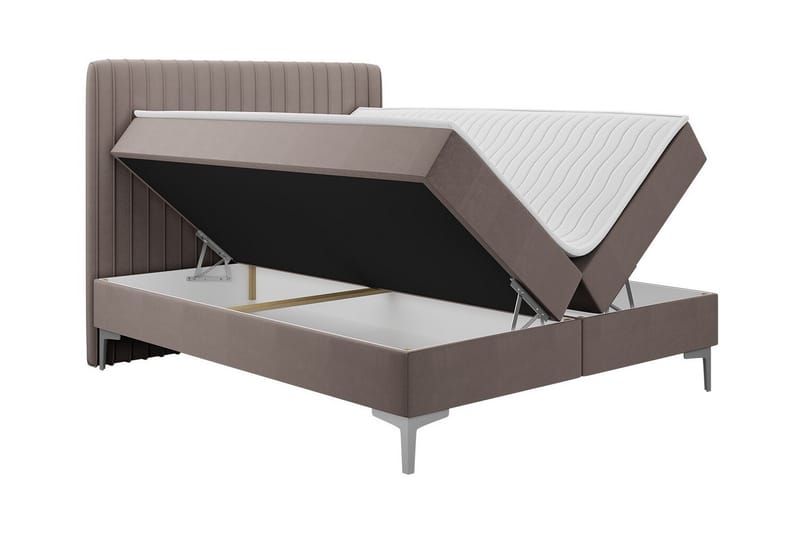 Bandon Sengeramme 180x200 cm - Brun/Rød - Møbler - Senge - Sengeramme & sengestel